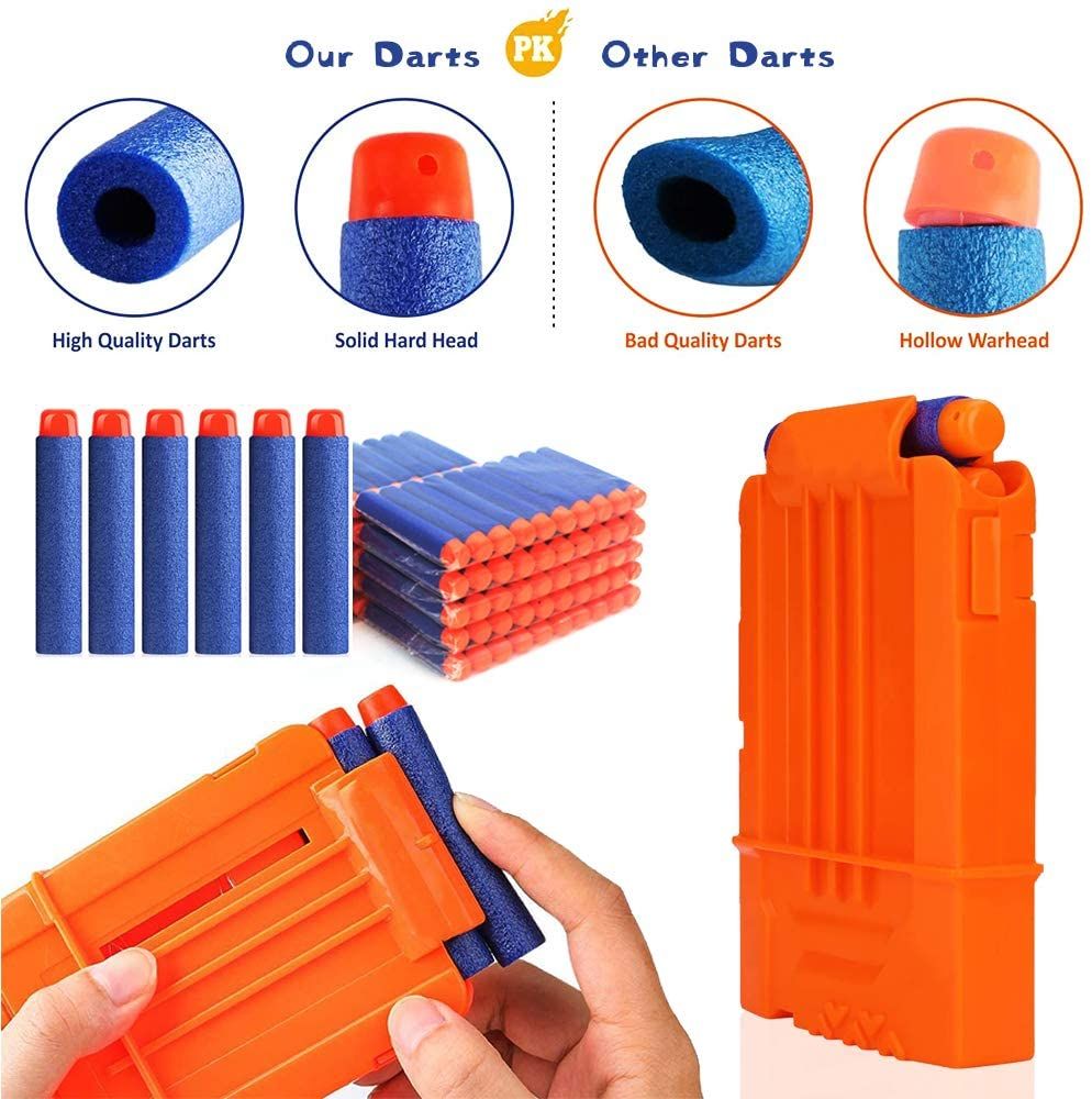 Kids Tactical Dress Kit For Nerf Guns N-Strike Elite Series With 40 Bullets Refill Darts