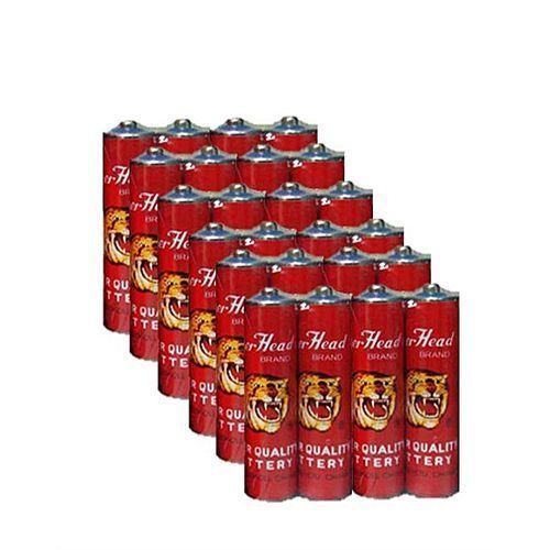 Head 1.5 Volts AA Battery - Pack Of 24 Cells-Red