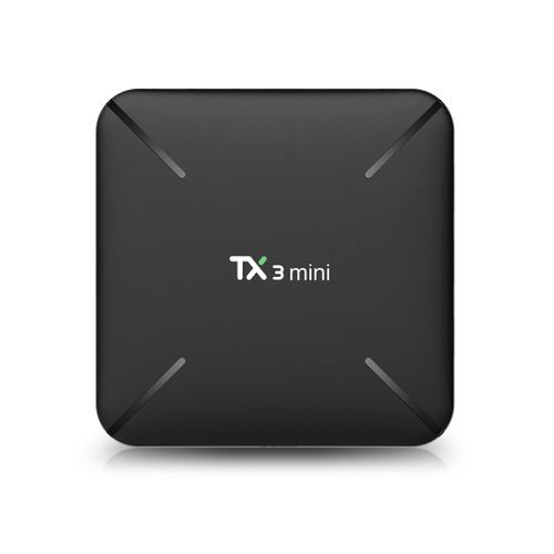 TX3 Mini 4K HD Smart TV BOX,Android 7.1,S905W Quad Core Cortex-A53 Up To 2GHz,1GB+8GB, Support TF Card, SPDIF, LAN, AV, WiFi(Black)