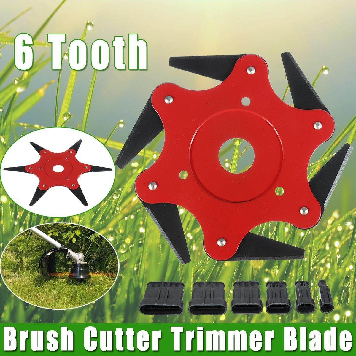 6 Tooth Brush Brushcutter Electric Trimmer Strimmer Mower Garden