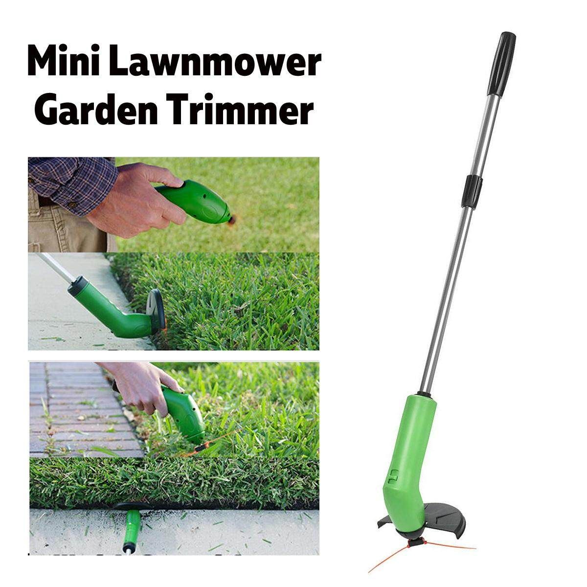 Portable Cordless Trimmer Lawnmower Grass Edger Works