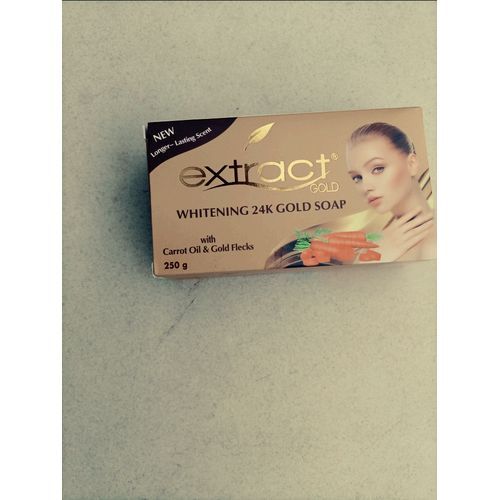 Carrot Oil And Gold Flecks Lightening Herbal Bathing Soap 250g (3 PCS)