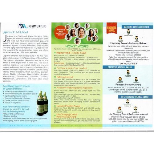 Natural Health Drink (4 Bottles Of 750ml) Aloe Ferox