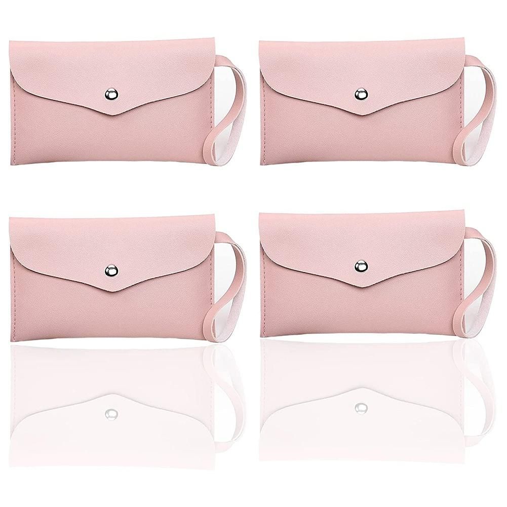 PU Leather Cash Envelopes Wallet, Money Cash Envelopes Bag Reusable Budget Envelope for Storing Cash Budgeting Check D