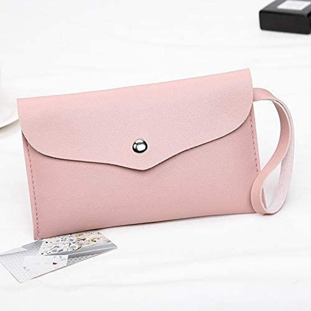 PU Leather Cash Envelopes Wallet, Money Cash Envelopes Bag Reusable Budget Envelope for Storing Cash Budgeting Check D
