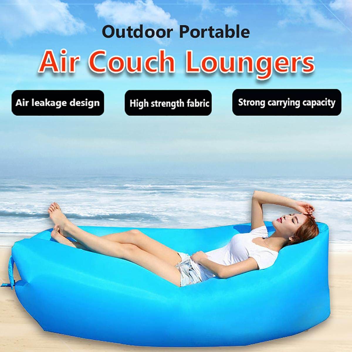 Fast Inflatable Air Sleeping Laybag Lazy Camping Hangout Lamzac Sofa Bed Lay Bag Section 7
