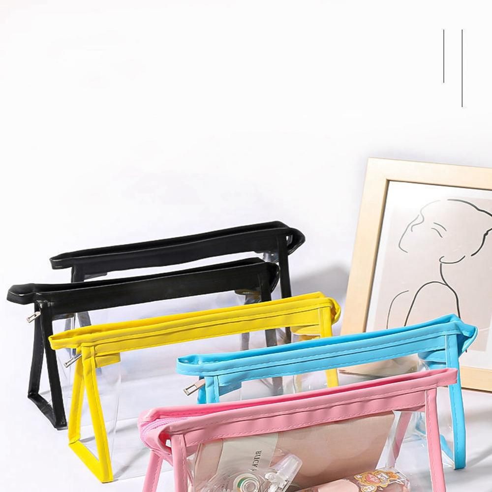 Pencil Case Cute Pen Holder Kawaii Stationery Pouch Cosmetics Bag for School Students Office Women Teens Girls Boys B