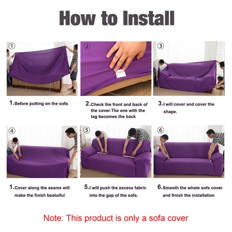 Sofa All-inclusive Universal Set Sofa Full Cover Add One Piece Of  Pillow Case Four Seater(235-300cm)