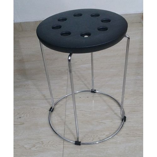 Plastic Top Stainless Steel Bar Stool