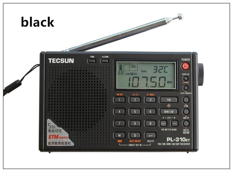 PL310ET PL-310ET Full Band Radio Digital Demodulator FM/AM/SW/MW/LW World Band Stereo Radio Digital Receiver