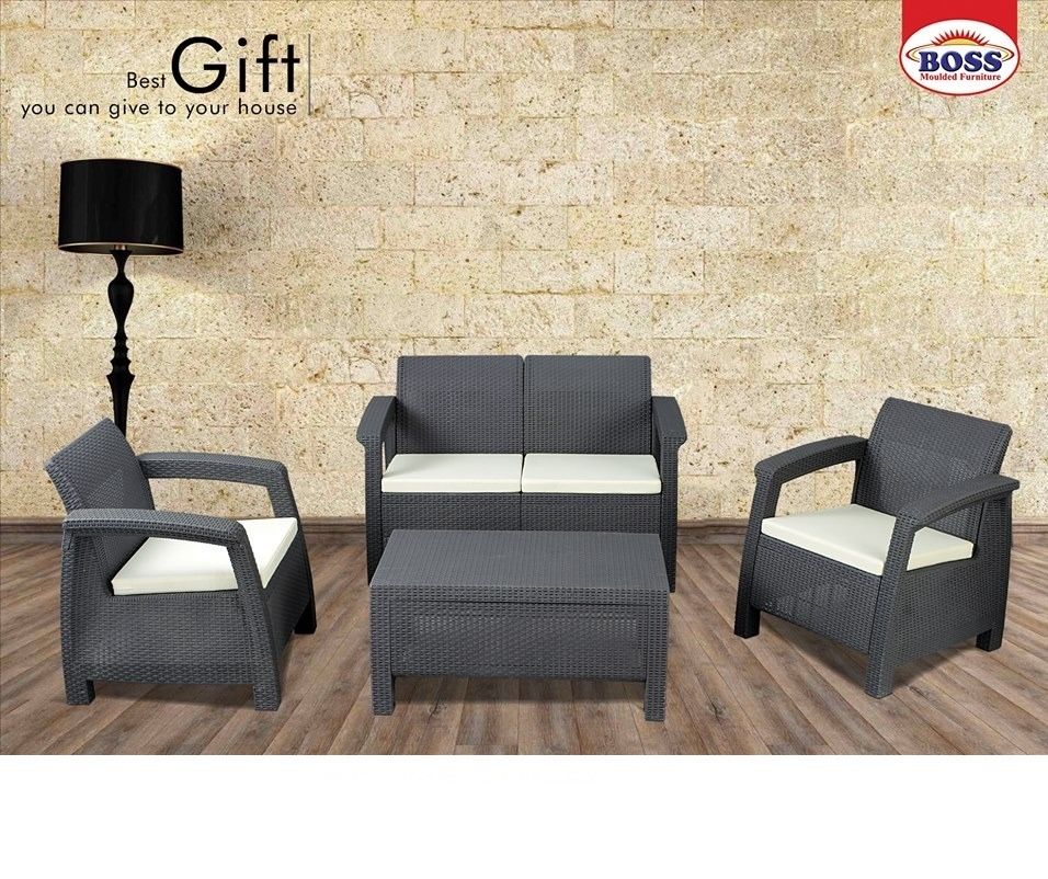 Rattan Patio Sofa