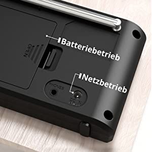 Portable Dab/fm Digital Radio With Bluetooth Function