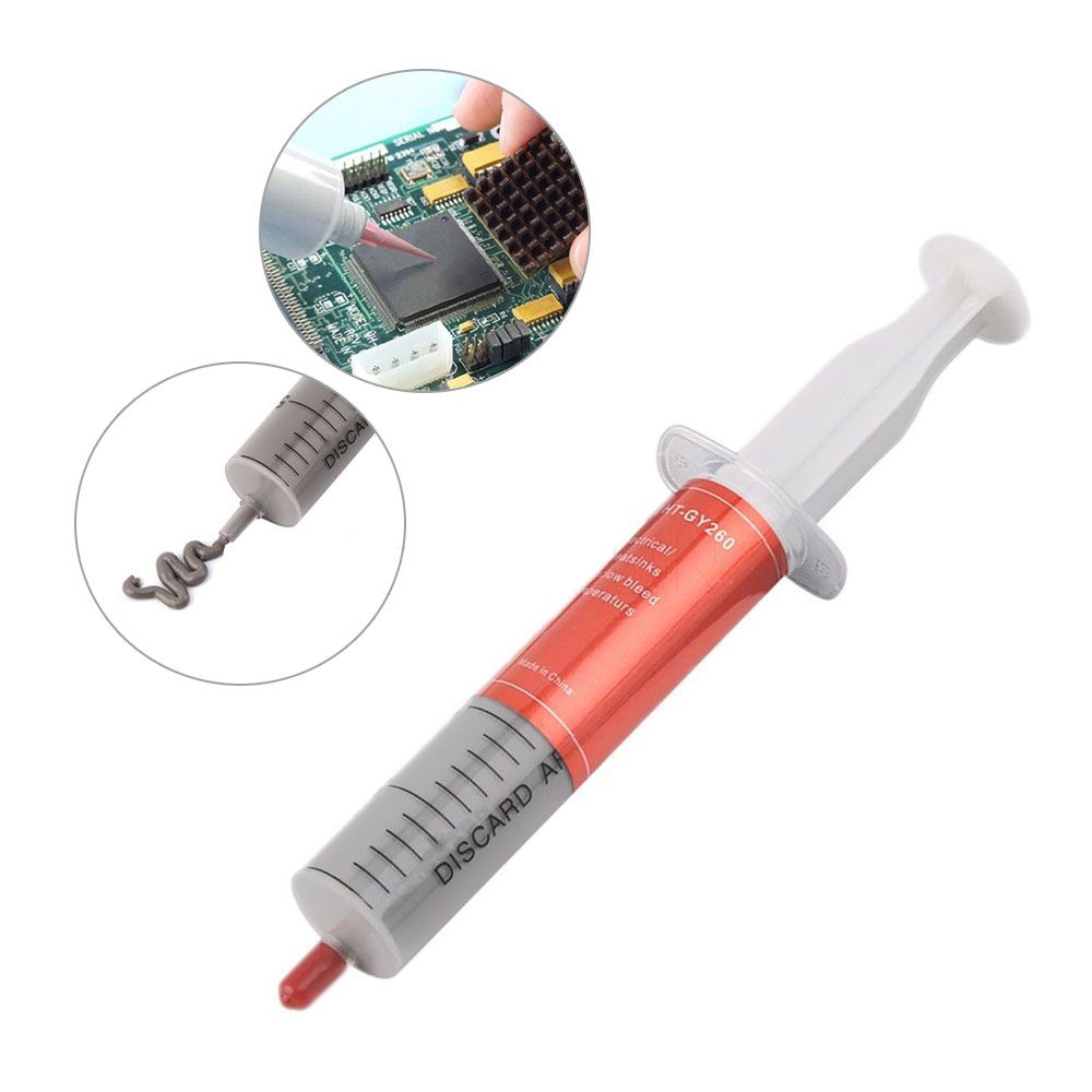 30g Grey Cooling Paste Thermal Grease Paste Compound Silicone For CPU Heatsink