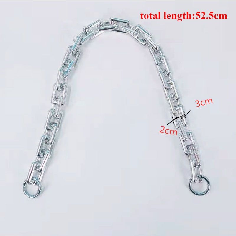 40/60cm Acrylic Handbag Chains Shoulder Bag S DIY Purse Chain Resin Chains Handles Belt Parts Bag Accessories
