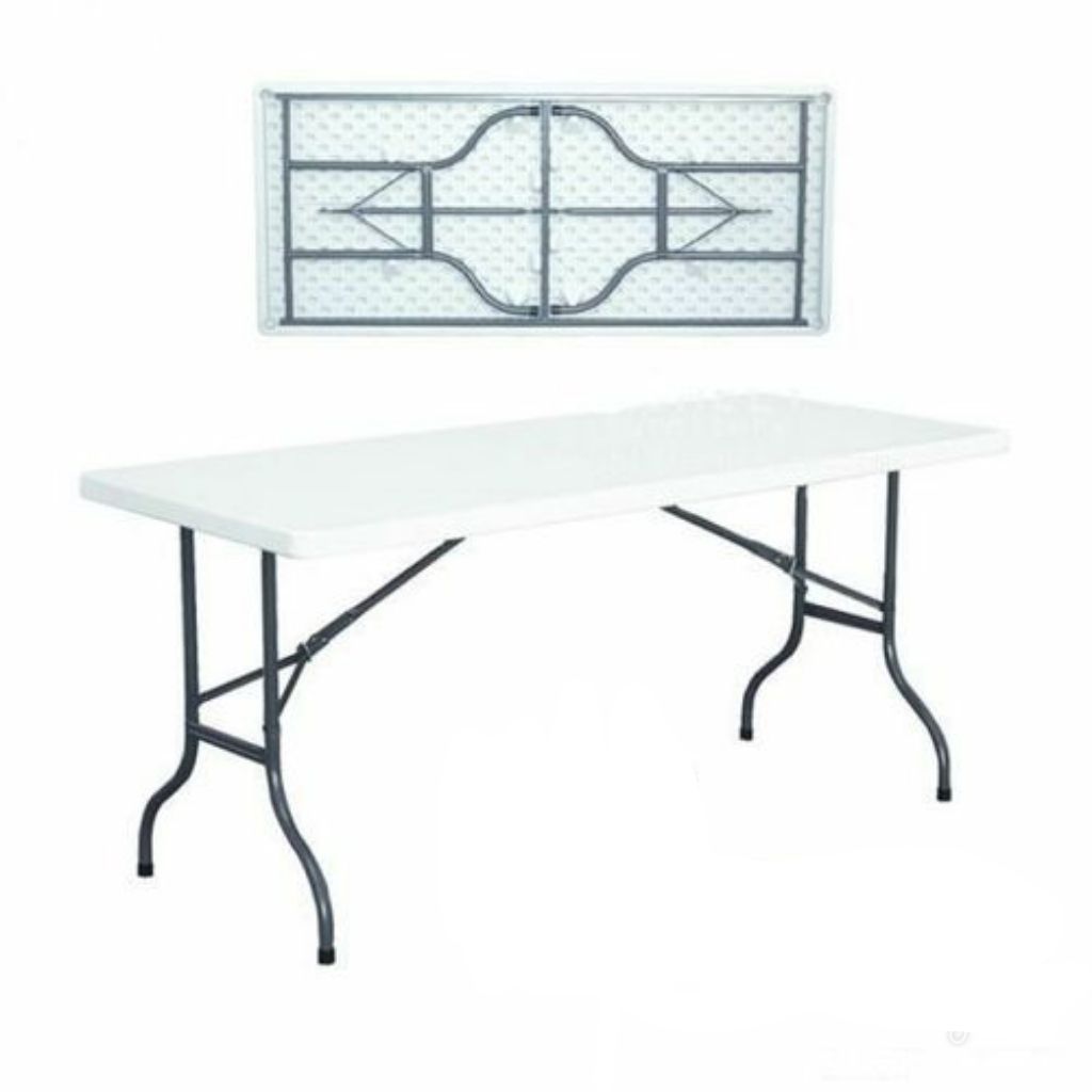Folding Table Rectangular Plastic-6FT