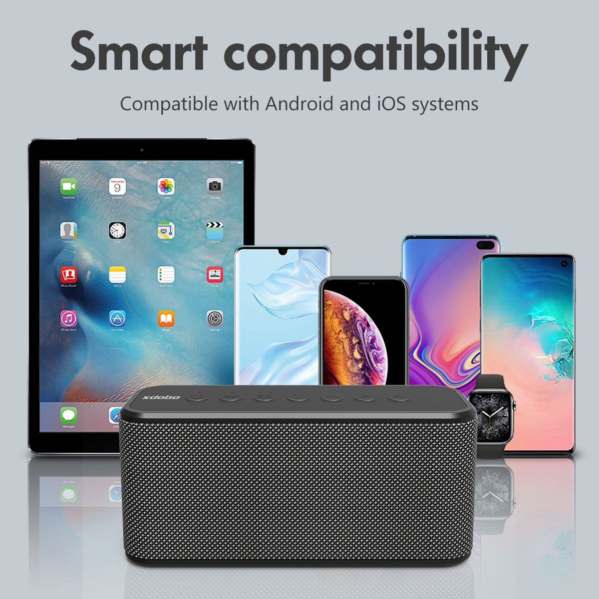 Portable Bluetooth Speaker Subwoofer 80w IPX7 For Outdoor