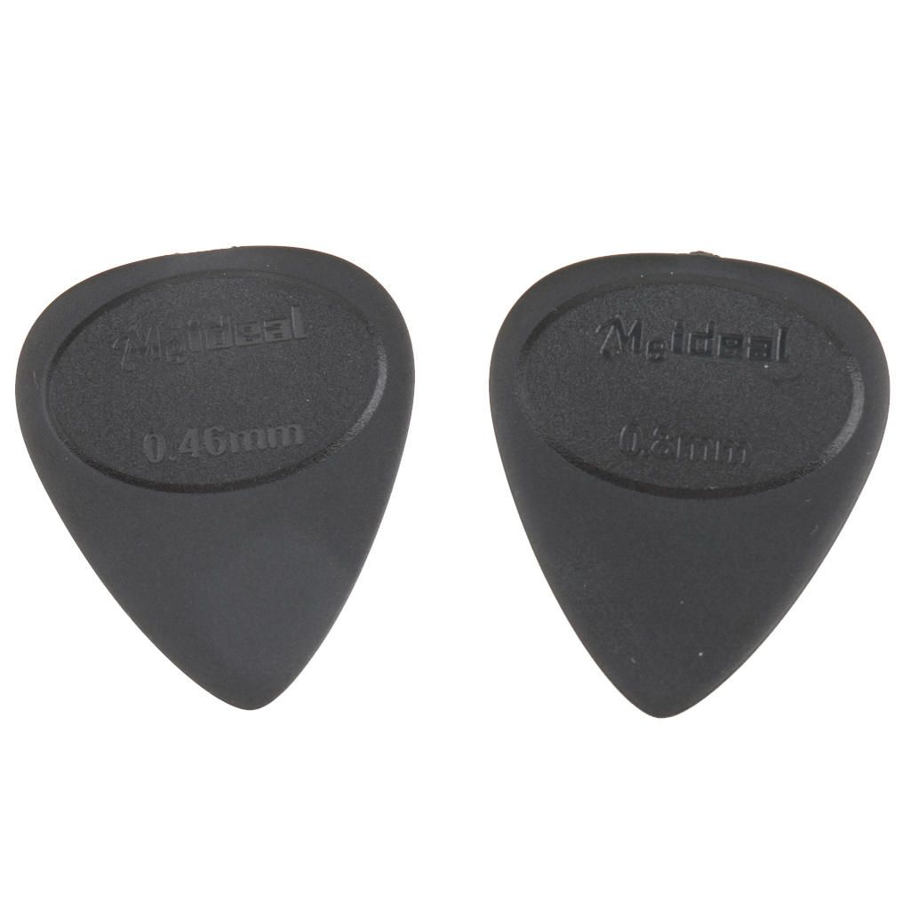 Box Of 10 Pieces Of Mixed Thickness Bass Guitar Pick Black