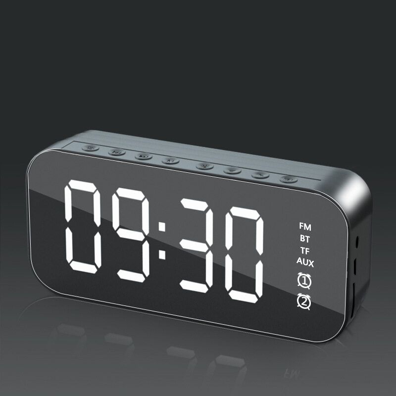 【Free Gift】！Wireless Retro Bluetooth Speaker  Remote Control Alarm Clock Smart Speaker Kotak Speaker Keras
