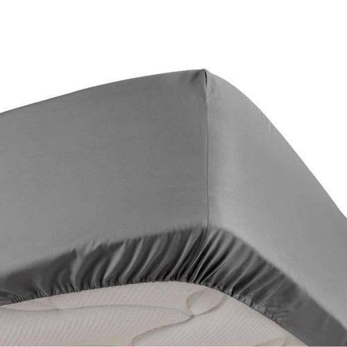 Elastic Fitted Sheet Mattress Protector -Gray