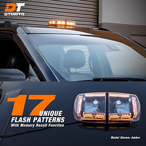 12 36W Blue LED Strobe Warning Police Mini Light Bar  Waterp