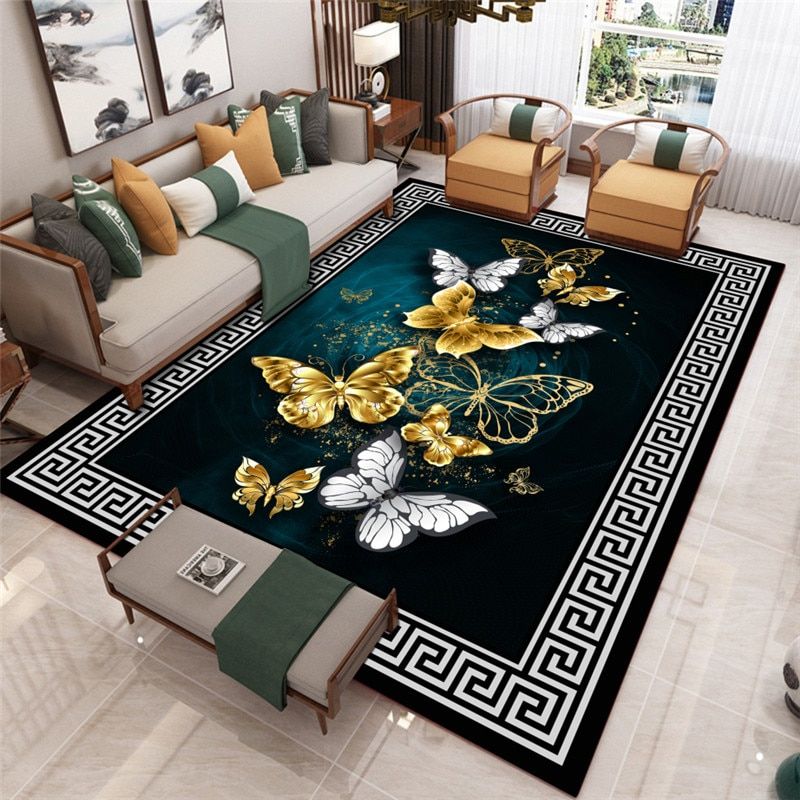 Chinese Style Living Room Carpet Coffee Table Floor Mat Styl