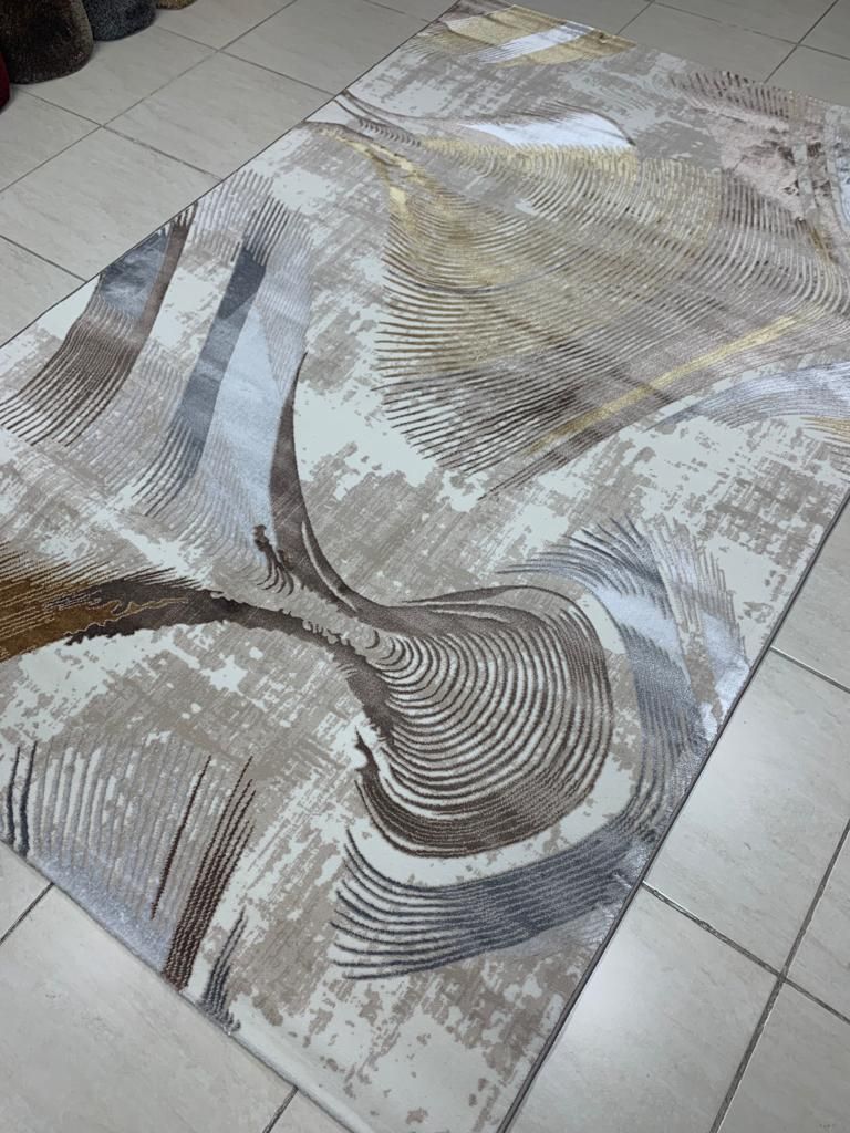 Luxury Turkish Contemporary Center Rug