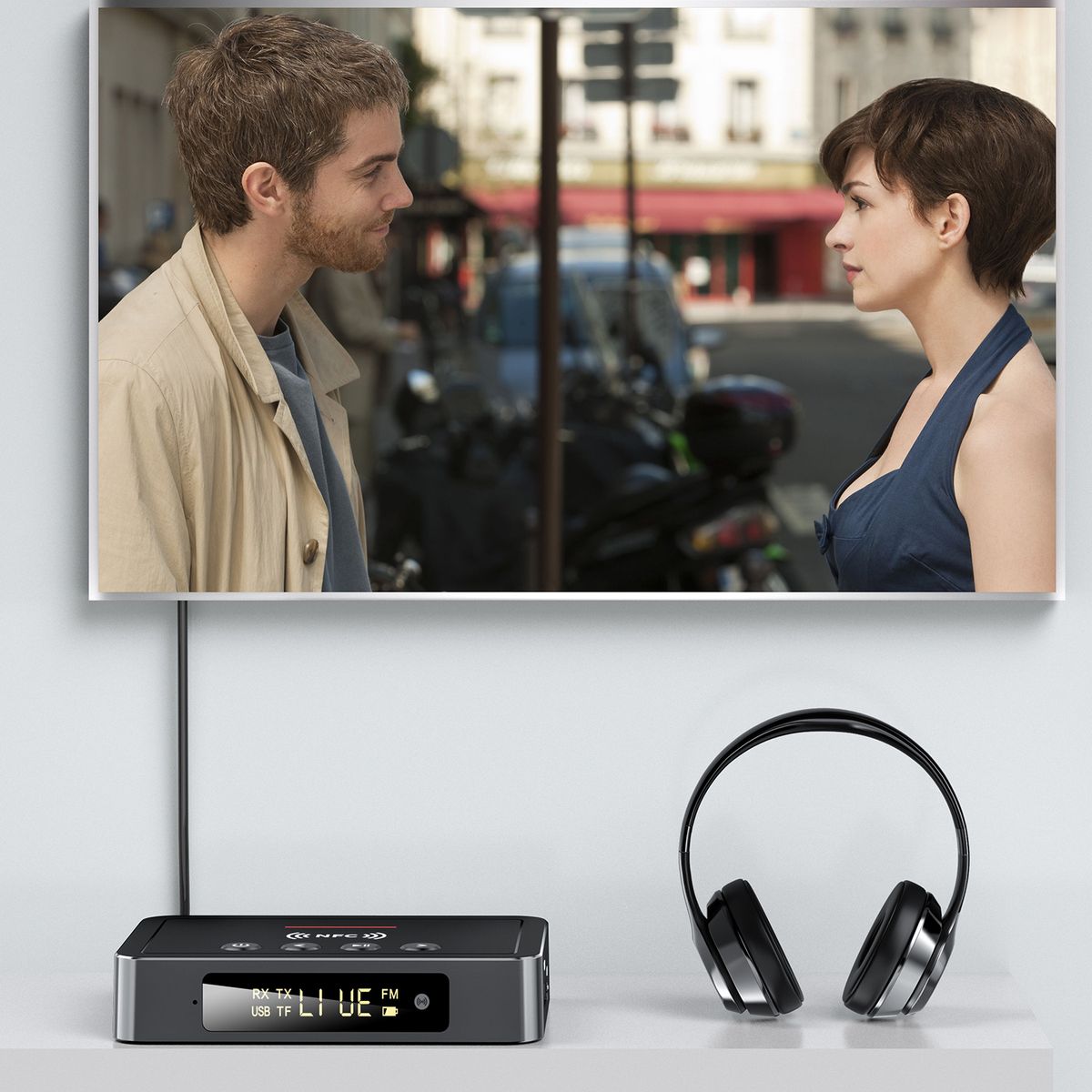New Nfc Bluetooth Receiver 5.0 Bluetooth Transmitter Fm 3
