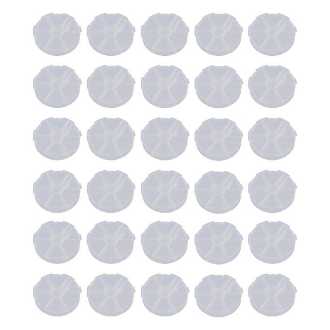 30Pcs Jewelry Organizers With Lid Transparent For  Tackles DIY
