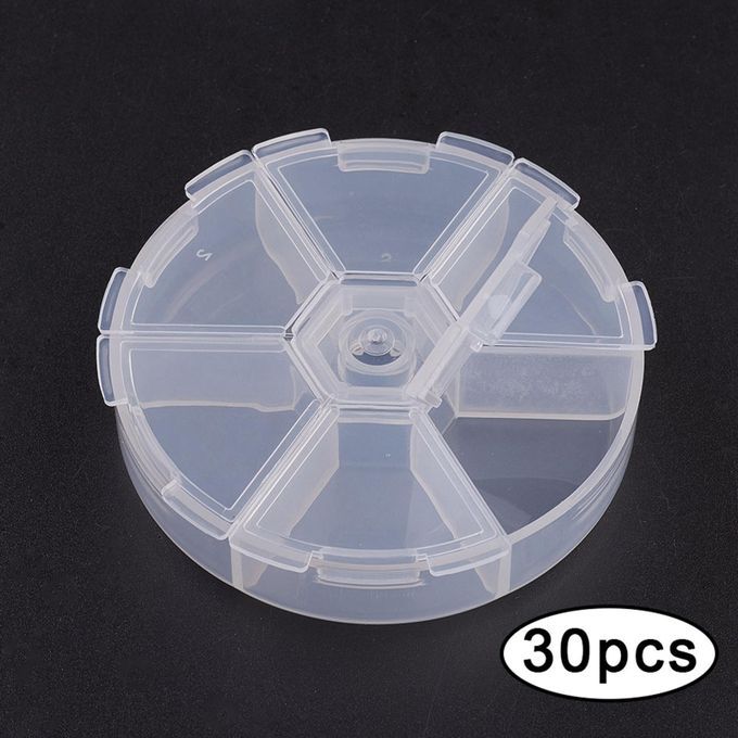 30Pcs Jewelry Organizers With Lid Transparent For  Tackles DIY
