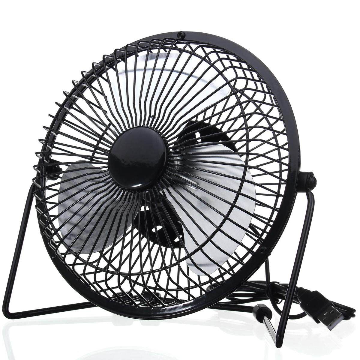 6'' USB Solar Panel Iron Fan Powered 22W For Outdoor Home Cooling Ventilation
