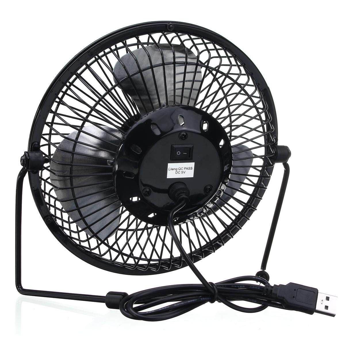 6'' USB Solar Panel Iron Fan Powered 22W For Outdoor Home Cooling Ventilation