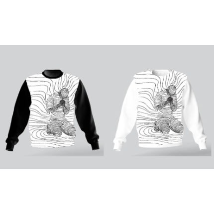 Contour Design Long Sleeeve Polo T-Shirt -2Pieces