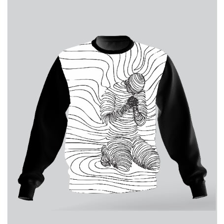 Contour Design Long Sleeeve Polo T-Shirt -2Pieces