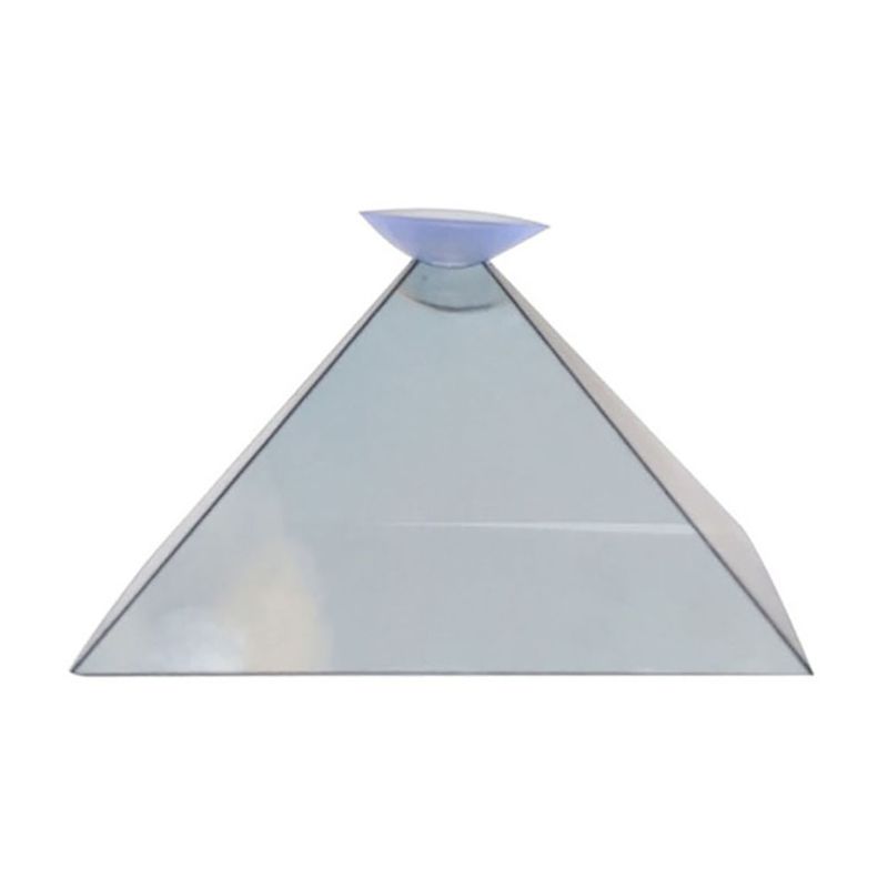 Universal 3D Hologram Pyramid Display Projector-Silver