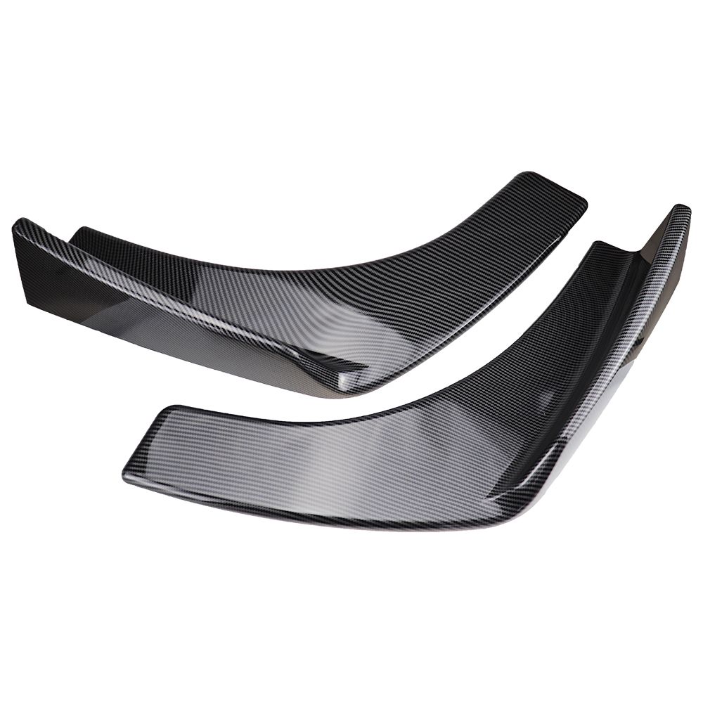 2pcs Universal Front Bumper Lip Splitter Deflector Spoiler