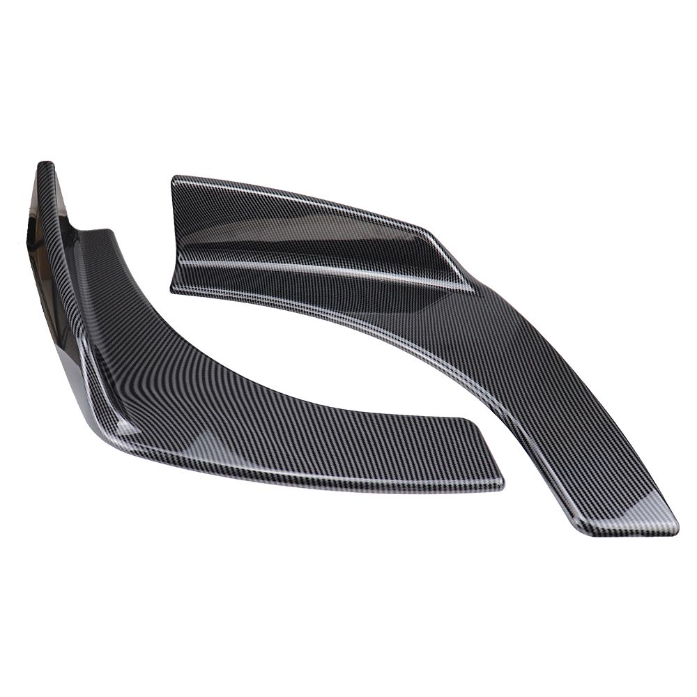 2pcs Universal Front Bumper Lip Splitter Deflector Spoiler