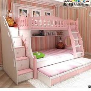 TREND-PINK-BUNK-BED (FREE DELIVERY:Lagos, Ogun & Oyo)
