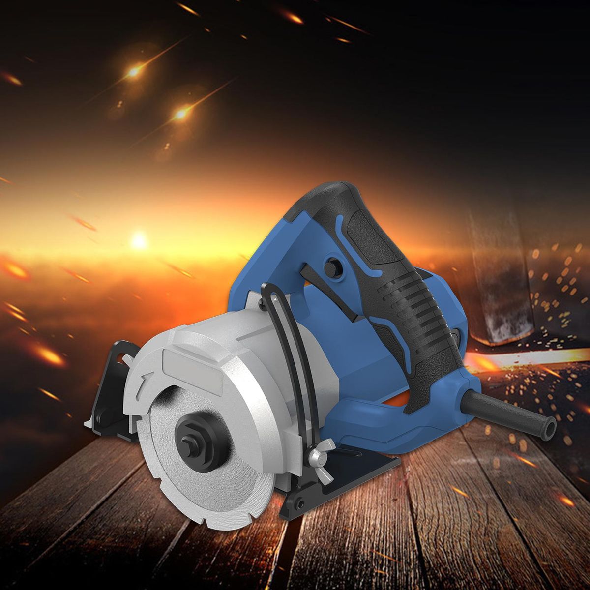 1500W Electric Cutter Circular Saw Concrete Saw Handheld Tile Saw, Disc Cutter, Power Cutter for Brick, Concrete Wall, Granite, Marble