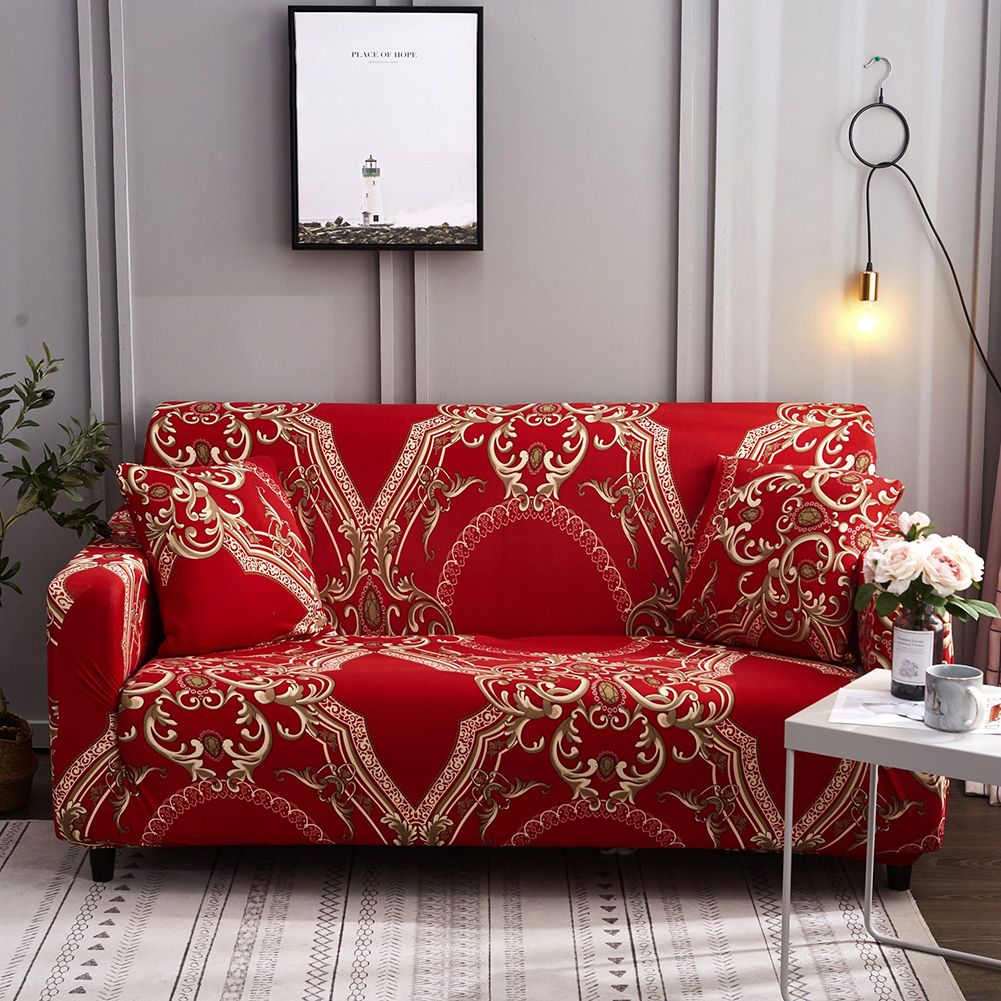 Single/Double/Three/Four Seat Elastic Full Sofa Cover Couch-