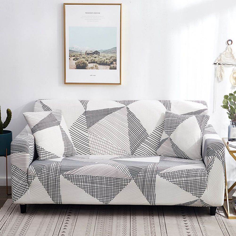 Single/Double/Three/Four Seat Elastic Full Sofa Cover Couch-