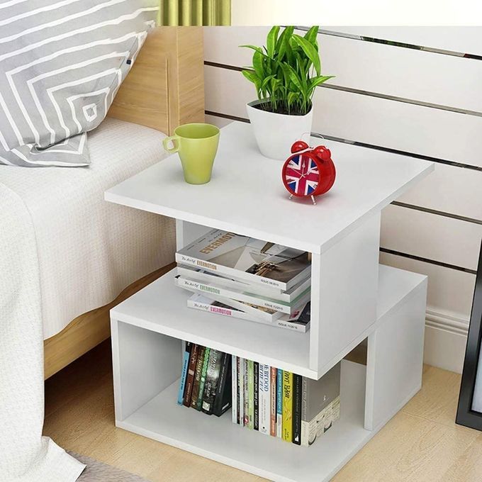 BEDSIDE TABLE/SIDE TABLE WITH STORAGE 40 * 40 * 43
