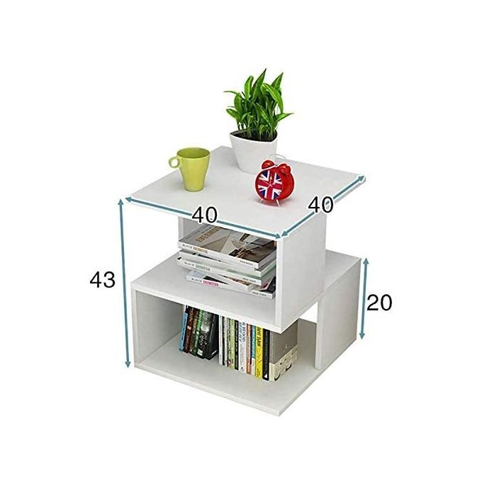 BEDSIDE TABLE/SIDE TABLE WITH STORAGE 40 * 40 * 43