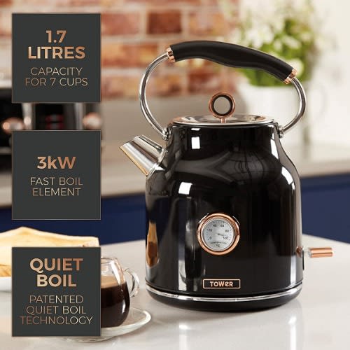 Bottega 1.7L Kettle And 2 Slice Toaster Set