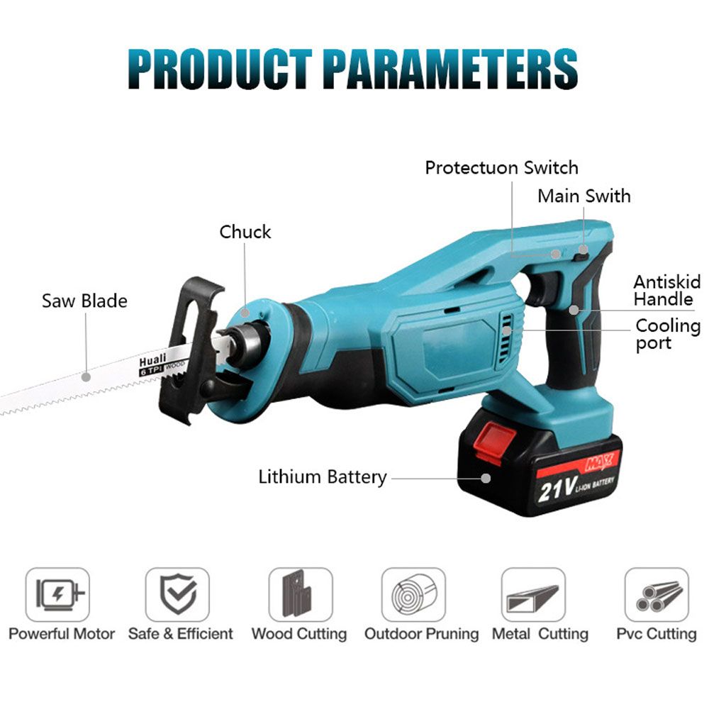 Portable Multifunctional Reciprocating Saws Outdoor Saber