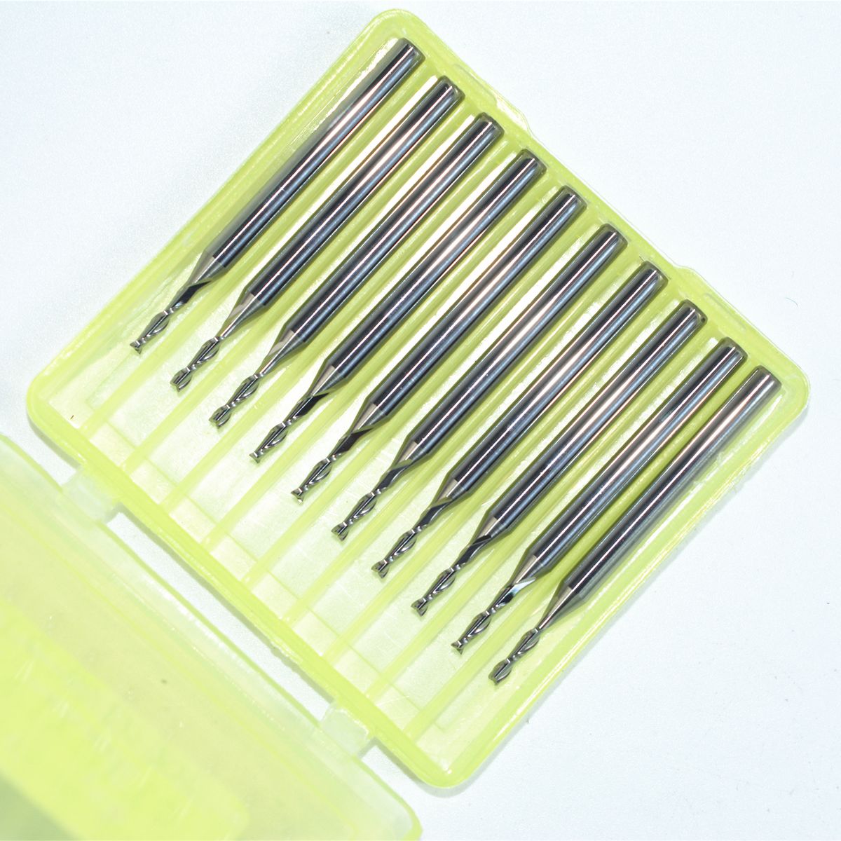 3.175mm*1.5mm*5mm 10pcs 2 Flutes End Mill Cnc Milling Cutter