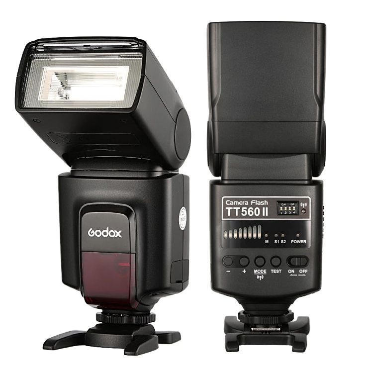 TT560II Wireless 433MHz GN38 Camera Flash Speedlite Light