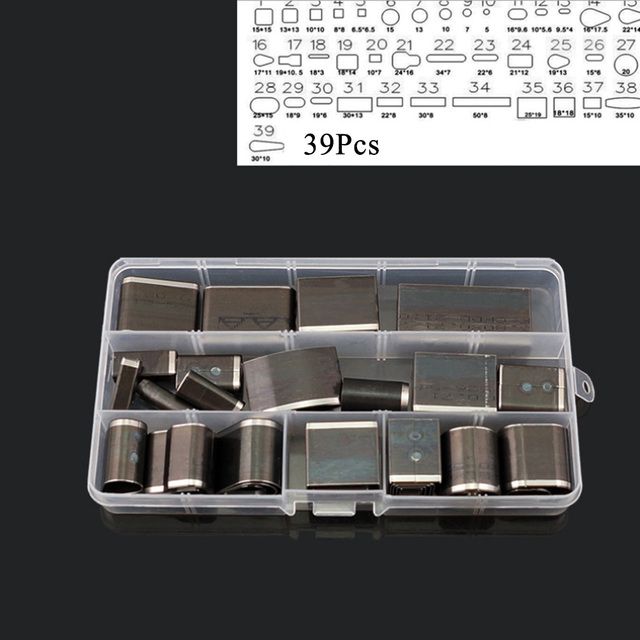52pcs Leather Puncher Hole Tools Craft Set Milling Cutter