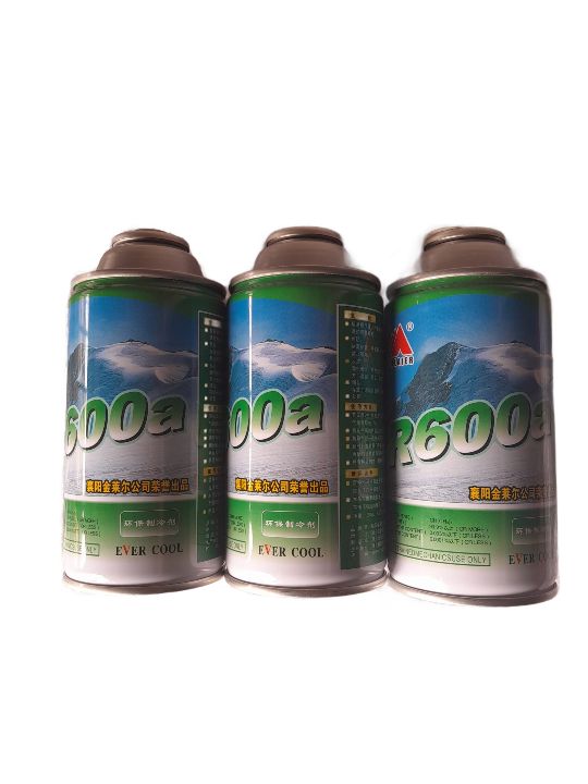 Automobile Air-conditioning Refrigerant Gas (R600A EVERCOOL) 3pieces