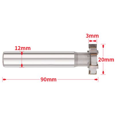 Welded Yg8 Alloy T Slot Milling Cutter Milling Cutter