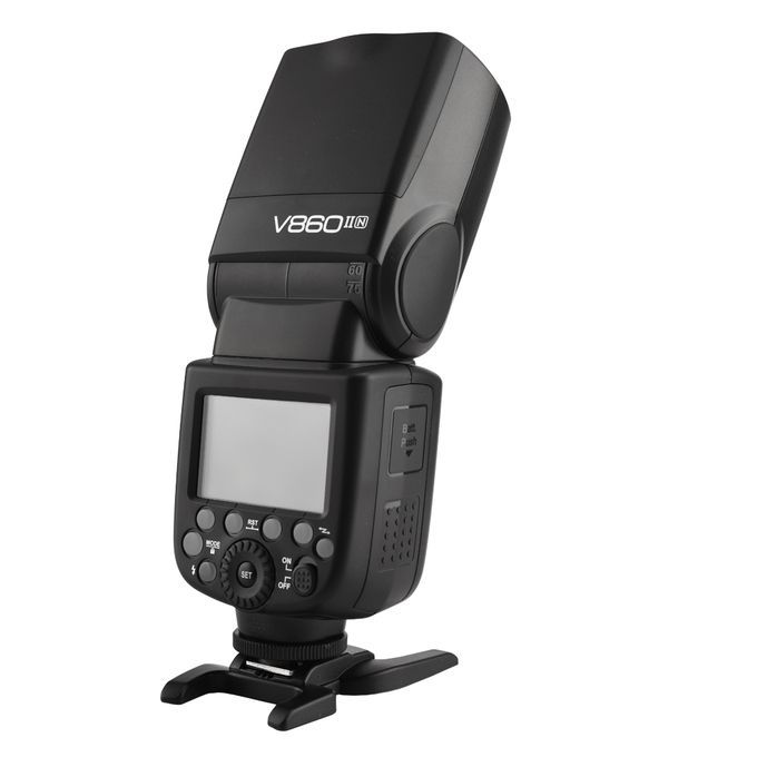 V860IIN 2.4GHz Wireless 1/8000s HSS Flash Speedlite Camera Top Fill Light For Nikon DSLR Cameras(Black)